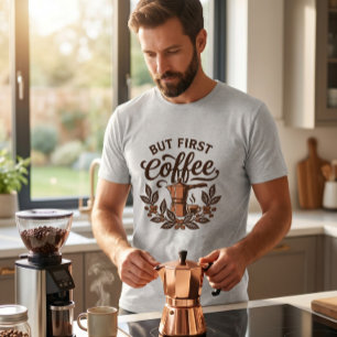 Aber zuerst Kaffee Tri-Blend Shirt