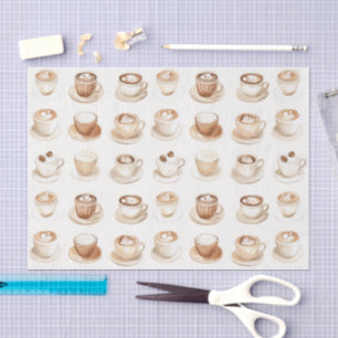 Aber zuerst, Kaffeetassen Seidenpapier