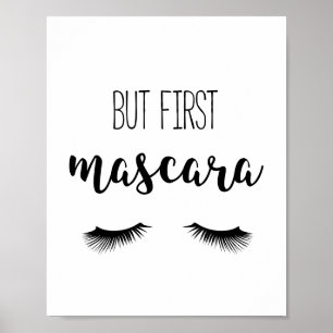 Aber zuerst Mascara Poster