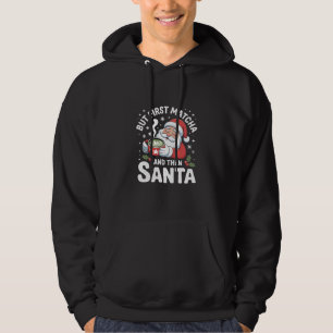 Aber zuerst Matcha und dann Weihnachten Hoodie