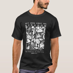 Aber zuerst sein Königreich suchen, trendige Chris T-Shirt