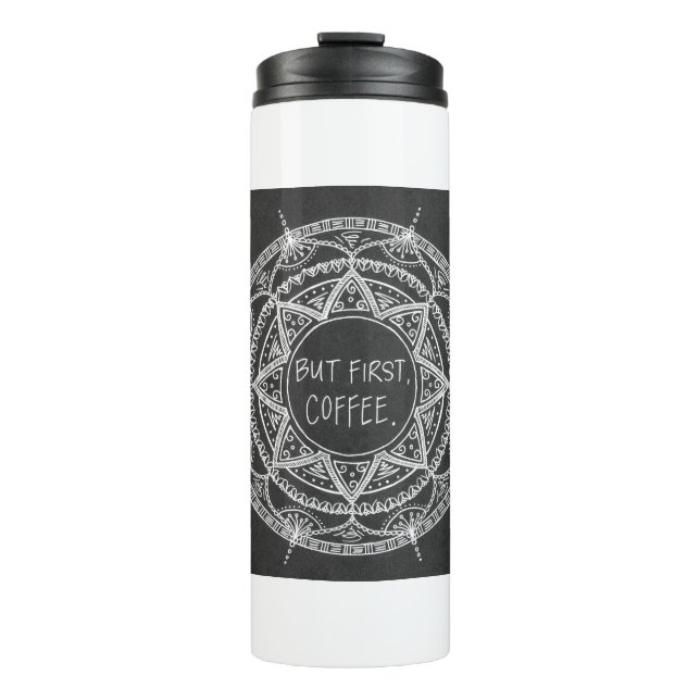 Aber zuerst thermosbecher (Vorderseite)