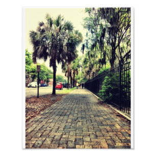 Abercorn Straße am KolonialFriedhof Fotodruck