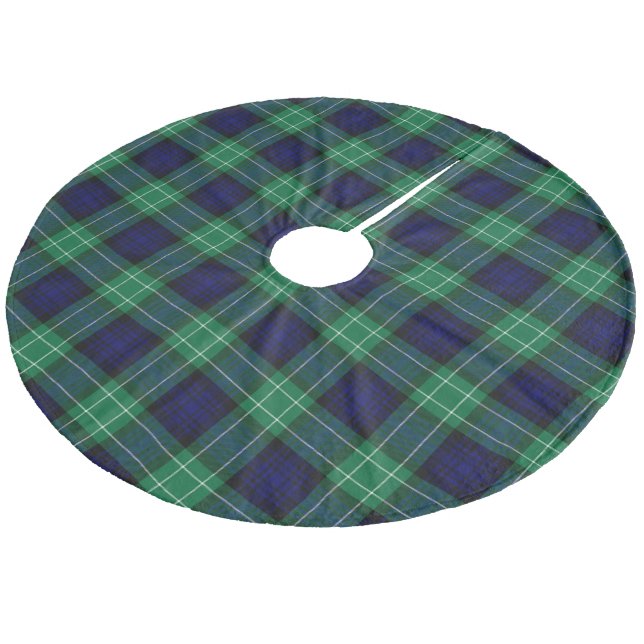 Abercrombie Christmas Tree Skirt Fleece Weihnachtsbaumdecke (Schrägansicht)