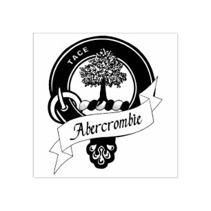Abercrombie Clan Abzeichen Gummistempel