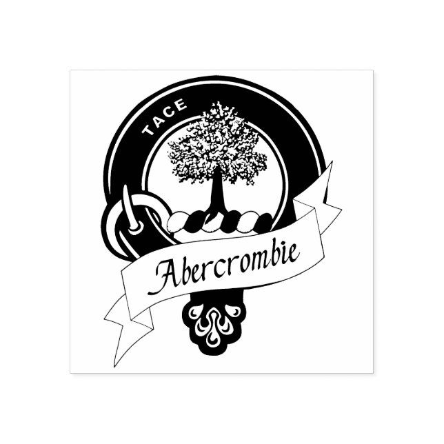 Abercrombie Clan Abzeichen Gummistempel (Prägung)