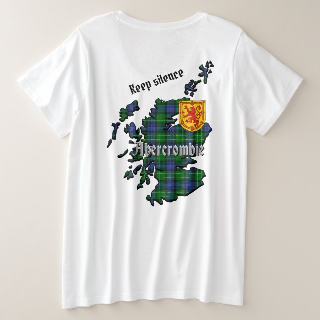 Abercrombie Clan Große Größe T-Shirt (Design Rückseite)