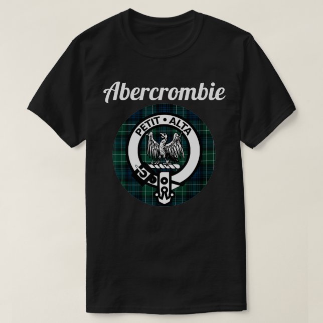 Abercrombie Clan Schottischer Name Coat of Arms Ta T-Shirt (Design vorne)
