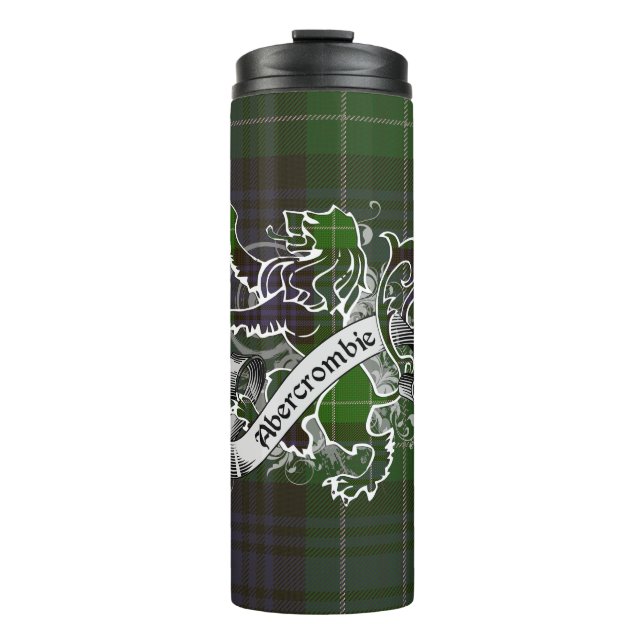 Abercrombie Clan Tartan Lion Thermosbecher (Vorderseite)