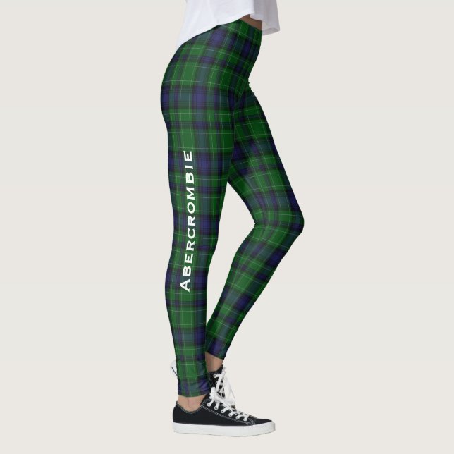 Abercrombie Custom Tartan Karierte Leggings (Rechts)