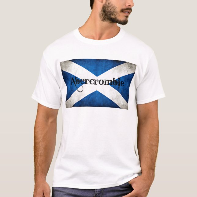Abercrombie Grunge Flag T-Shirt (Vorderseite)
