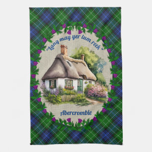 Abercrombie Reetgedecktes Cottage & Tartan Persona Geschirrtuch