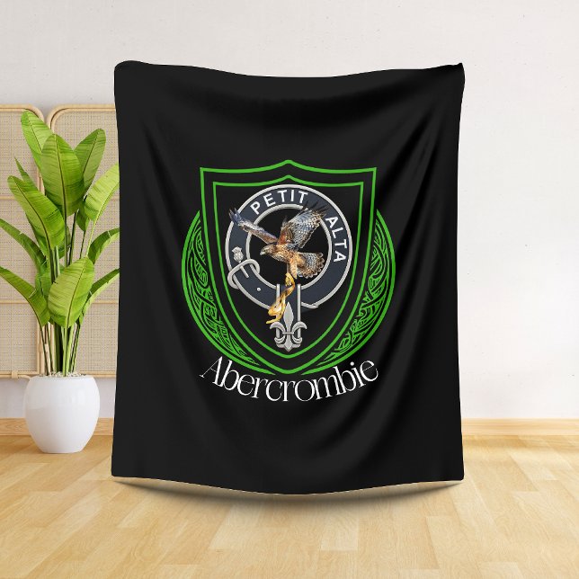 Abercrombie schottisches Clan-Wappen Fleecedecke (Von Creator hochgeladen)