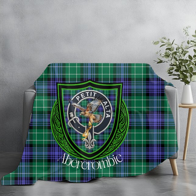 Abercrombie Scottish Clan Tartan Wappen Fleecedecke (Von Creator hochgeladen)