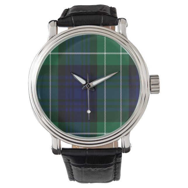Abercrombie Scottish Tartan Watch Armbanduhr (Vorderseite)