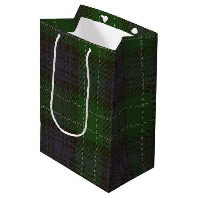 Abercrombie Tartan Mittlere Geschenktüte (Vorderseite Schrägansicht)