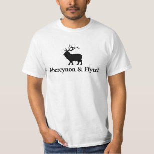 Abercynon u. Ffytch mit Waliser-Schafen T-Shirt