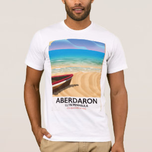 Aberdaron, Llŷn-Halbinsel Wales Küstenposter T-Shirt