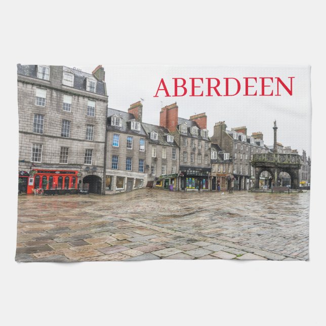 Aberdeen Castlegate Teetuch Geschirrtuch (Horizontal)