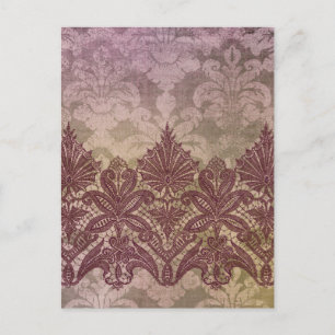 ABERDEEN HEIRLOOM, LACE & DAMASK: VIKTORIANISCHE P POSTKARTE