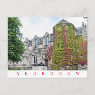 Aberdeen im Herbst Postkarte