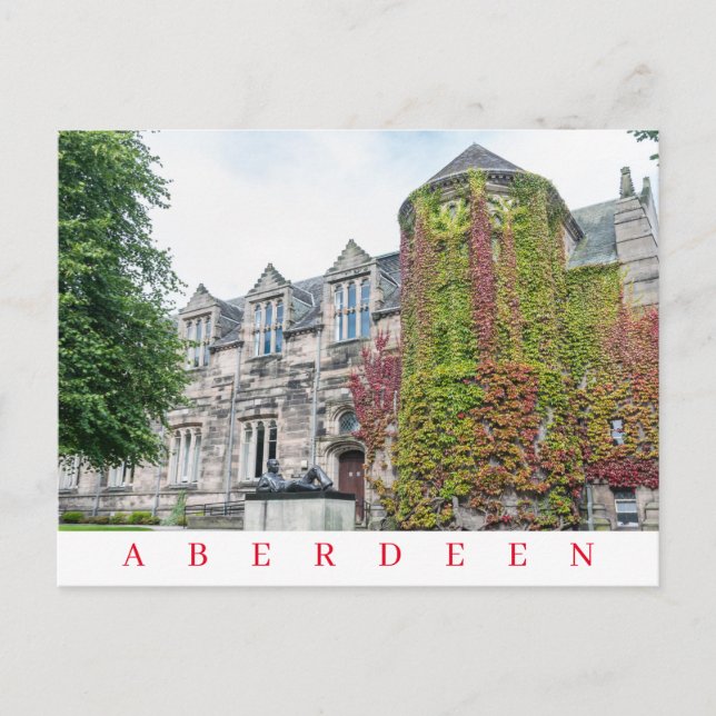 Aberdeen im Herbst Postkarte (Vorderseite)