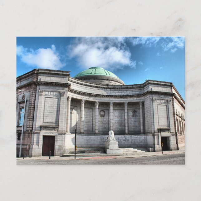 Aberdeen Scotland Postkarte (Vorderseite)