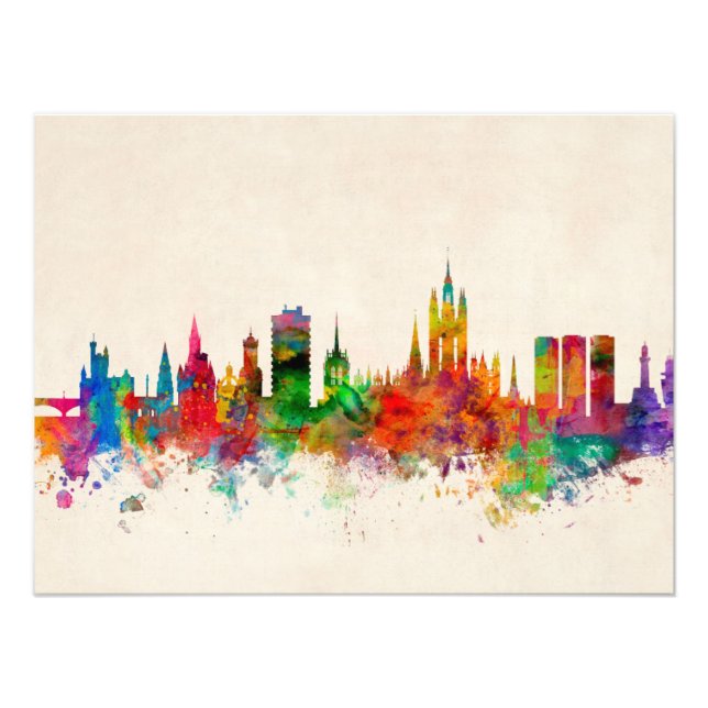 Aberdeen Scotland Skyline Fotodruck (Vorne)