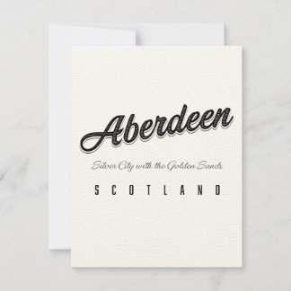 Aberdeen "Silver City with the Golden Sands"