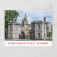 Aberdeen St.Machar Cathedral Aussicht Postkarte
