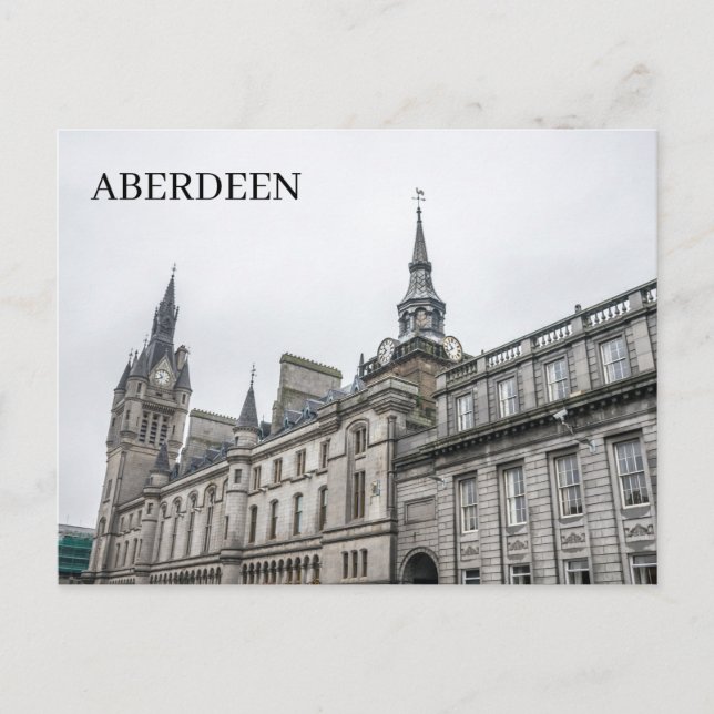 Aberdeen Tolbooth Museumsansicht Postkarte (Vorderseite)