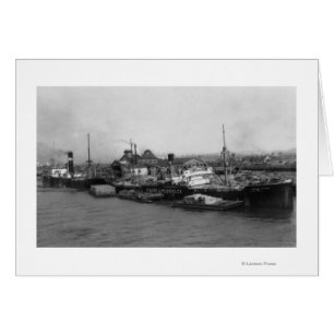 Aberdeen, WA - Sicht auf die Wasserfront und die S