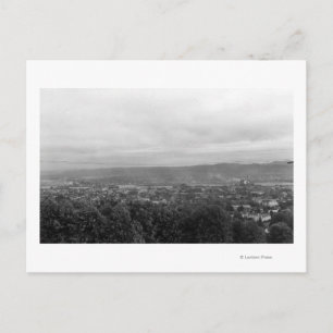 Aberdeen, WA Town View von Belaire Hill Postkarte