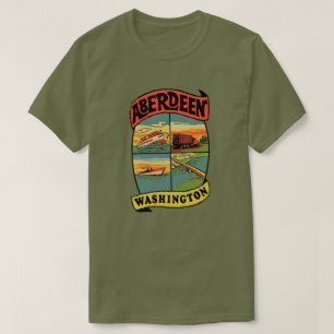 Aberdeen Washington Vintage Travel T - Shirt