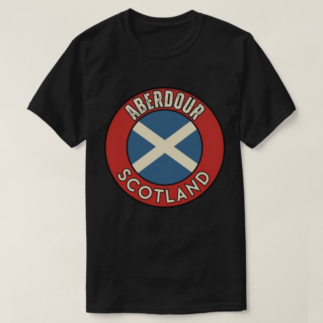 Aberdour, Schottland T-Shirt (Design vorne)