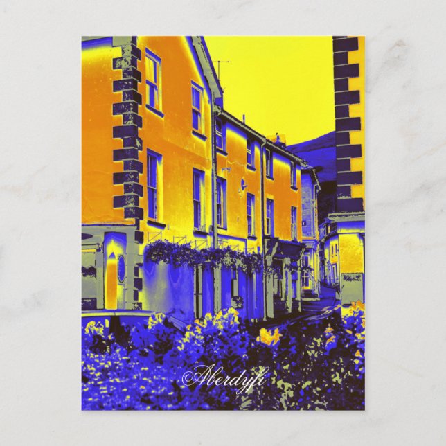 ABERDYFI WALES POSTKARTE (Vorderseite)