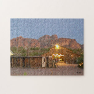 Aberglaube am Sonnenuntergang-Puzzlespiel Puzzle