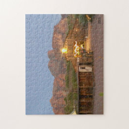 Aberglaube am Sonnenuntergang-Puzzlespiel Puzzle