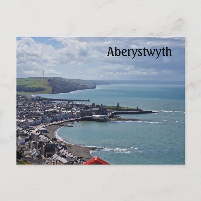 Aberystwyth Postkarte (Vorderseite)