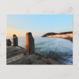 Aberystwyth Sea Front Postkarte