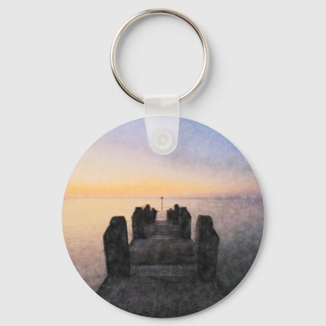 Aberystwyth Sea Front Schlüsselanhänger (Vorderseite)