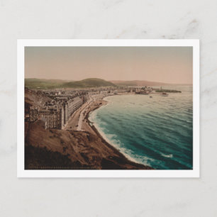 Aberystwyth vom Constitution Hill, Wales Postkarte