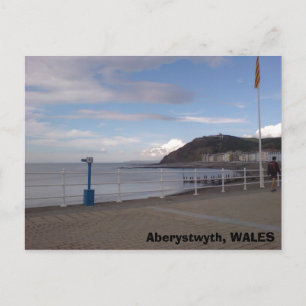 Aberystwyth, WALES Postkarte