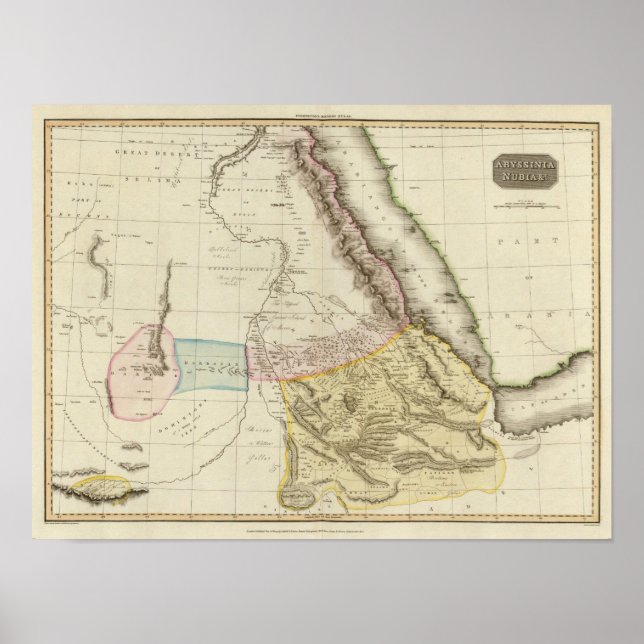 Abessinia, Nubia und c Poster (Vorne)