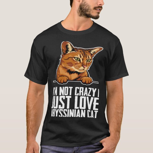 Abessinier Abessinierkatze Abessinier-Mutter T-Shirt (Vorderseite)