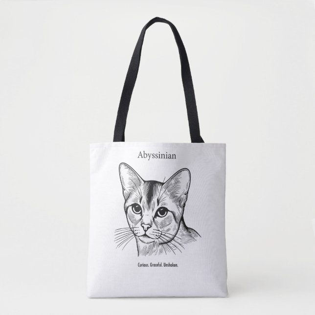 Abessinier-Katzenporträt (Vorderseite)