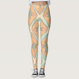 Abessinier Pastell farbenfrohe Personalisierte Mus Leggings