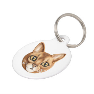 Abessinierkatze 3D inspiriert Haustiermarke