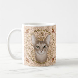 Abessinierkatze Fleur De Lis Tasse