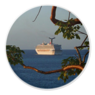 Abfahrt bei Sunset I Cruise Vacation Keramikknauf